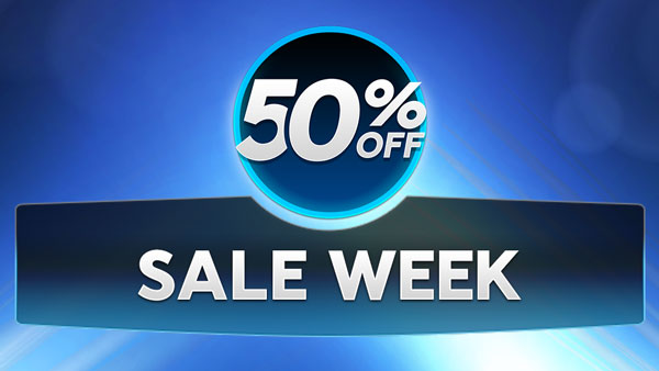 Sale Week: 50% Rabatt für Buy-Ins!